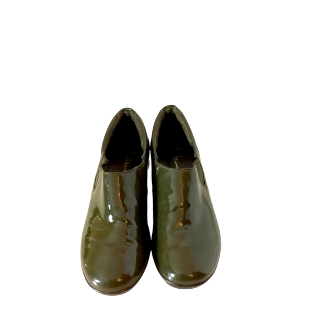 Cole Haan Waterproof Patent Leather Shoes Dark Hunter Green Size 8